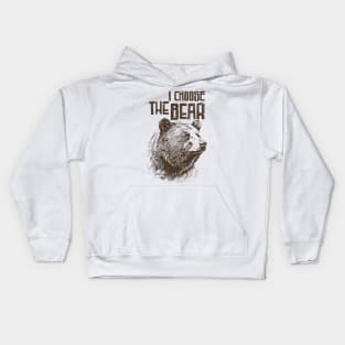 I Choose The Bear Kids Hoodie